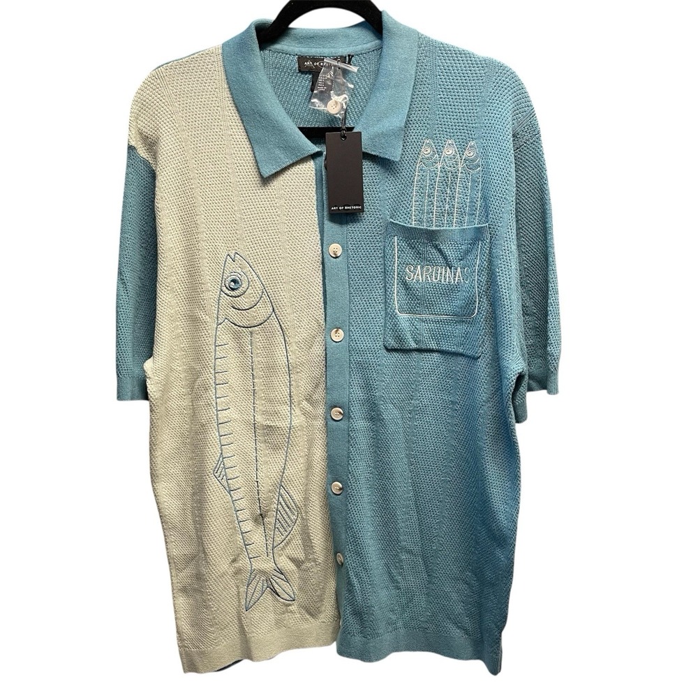 Art Of Rhetoric Shirt Mens Large Button Up Casual Preppy Comfort Soft New